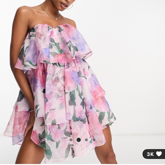 Asos dress size 12. Worn once - Picture 1 of 4